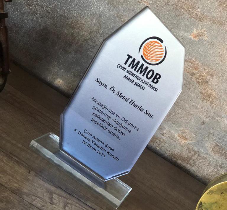 ÇEVRE MÜHENDİSLERİ ODASI PLAKET